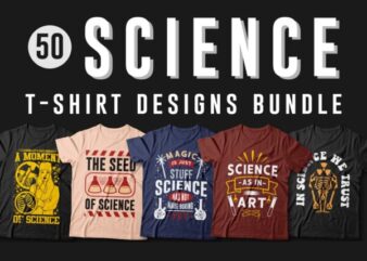 Science t-shirt designs vector bundle, Science quotes, T-shirt design for scientists, T shirt design for POD