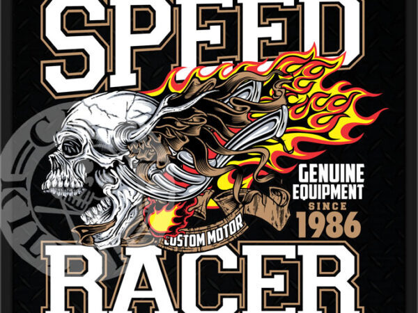 SPEED RACER t shirt template vector SPEED RACER t shirt template vector