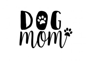 Dog Mom Dog T-Shirt Design