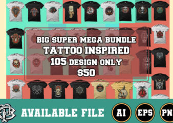 big tattoo inspired super mega bundle