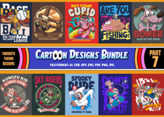 Cartoon Designs Bundle part 7