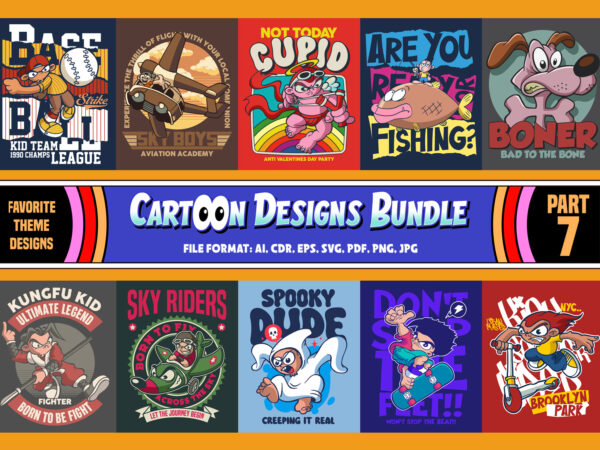 Cartoon Designs Bundle part 7 Cartoon Designs Bundle part 7